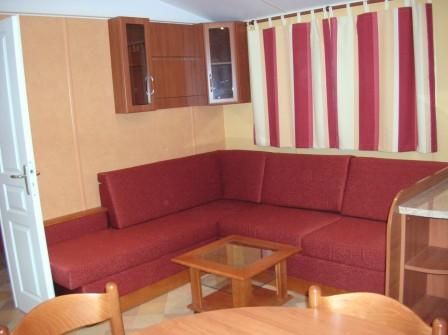 foto 1 Mietobjekt von Privatpersonen Saint Denis d'Olron mobilhome Poitou-Charentes Charente-Maritime Wohnzimmer