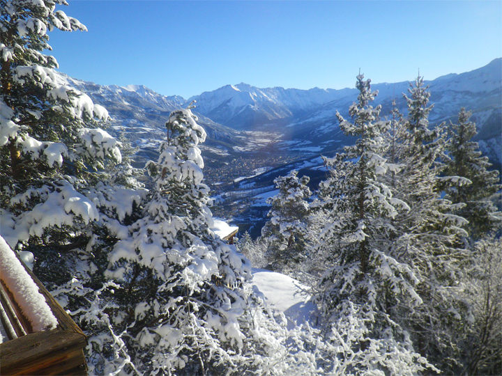 foto 13 Mietobjekt von Privatpersonen Pra Loup chalet Provence-Alpes-Cte d'Azur Alpes de Haute-Provence Ausblick aus der Ferienunterkunft