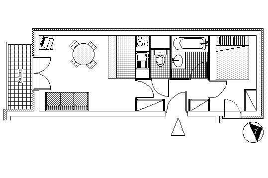 foto 11 Mietobjekt von Privatpersonen Bonneval sur Arc appartement Rhne-Alpes Savoyen Grundriss des Objektes