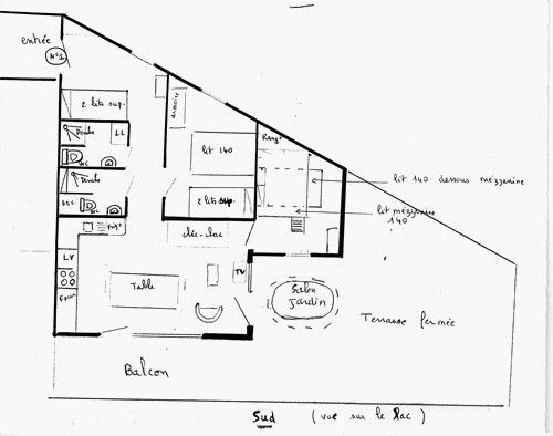 foto 9 Mietobjekt von Privatpersonen Besse - Super Besse appartement Auvergne Puy-de-Dme Grundriss des Objektes