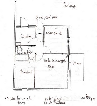 foto 26 Mietobjekt von Privatpersonen Valmorel appartement Rhne-Alpes Savoyen Grundriss des Objektes