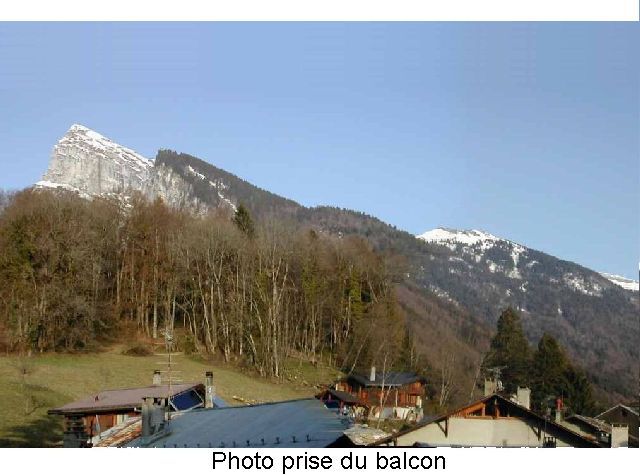 foto 9 Mietobjekt von Privatpersonen Samons studio Rhne-Alpes Haute-Savoie Ausblick vom Balkon