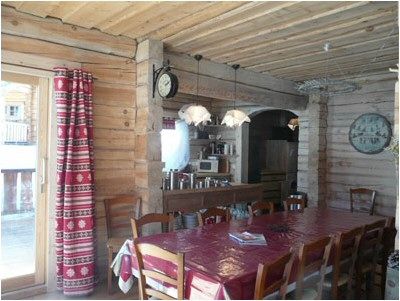 foto 2 Mietobjekt von Privatpersonen La joue du Loup chalet Provence-Alpes-Cte d'Azur Hautes-Alpes Esszimmer