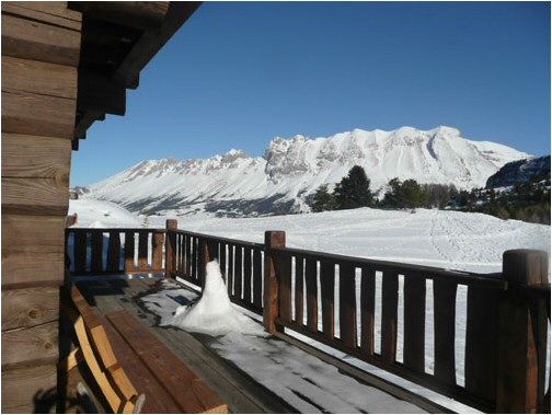 foto 7 Mietobjekt von Privatpersonen La joue du Loup chalet Provence-Alpes-Cte d'Azur Hautes-Alpes Ausblick aus der Ferienunterkunft