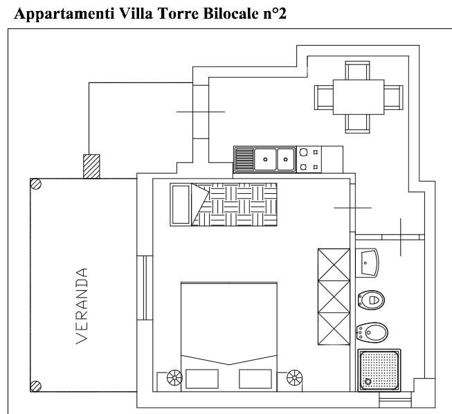 foto 11 Mietobjekt von Privatpersonen Capo Vaticano appartement Kalabrien Vibo Valentia (+Umland) Grundriss des Objektes