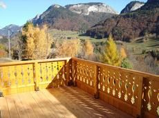 foto 7 Mietobjekt von Privatpersonen Bellevaux Hirmentaz La Chvrerie appartement Rhne-Alpes Haute-Savoie Ausblick von der Terrasse