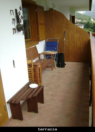 foto 11 Mietobjekt von Privatpersonen Selva di Cadore appartement Venezien Belluno (+Umgebung) Terrasse