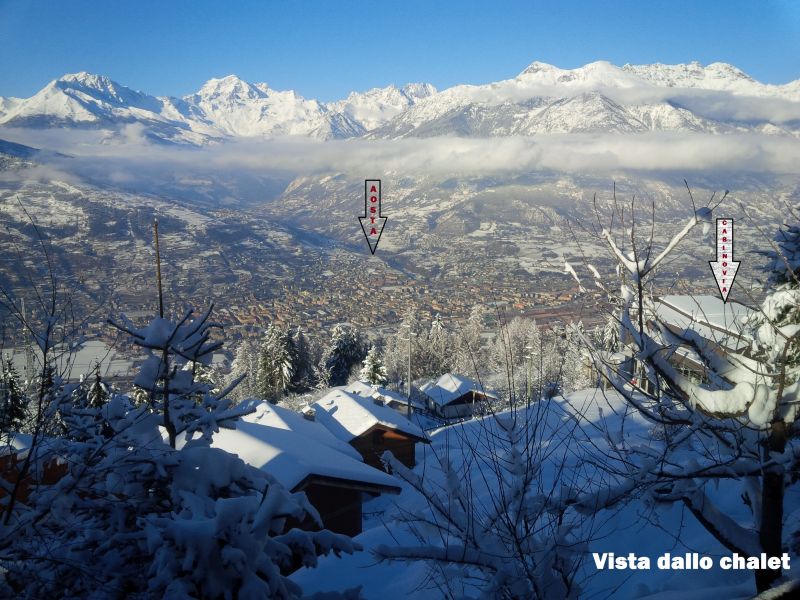 foto 8 Mietobjekt von Privatpersonen Pila chalet Aostatal Aosta (+Umland) Ausblick von der Terrasse