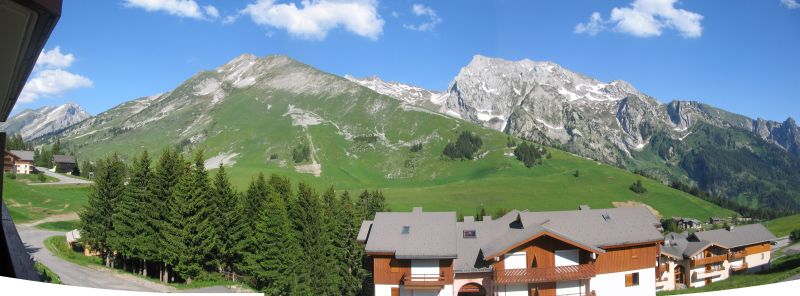 foto 1 Mietobjekt von Privatpersonen Manigod-Croix Fry/L'tale-Merdassier appartement Rhne-Alpes Haute-Savoie Ausblick vom Balkon