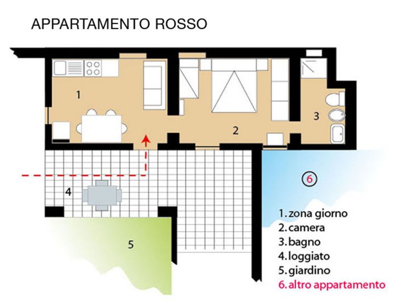 foto 9 Mietobjekt von Privatpersonen Portoferraio appartement Toskana Elba Grundriss des Objektes