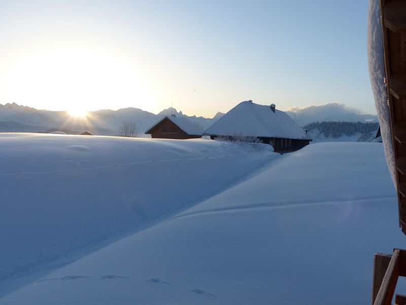 foto 6 Mietobjekt von Privatpersonen Praz de Lys Sommand chalet Rhne-Alpes Haute-Savoie Ausblick vom Balkon