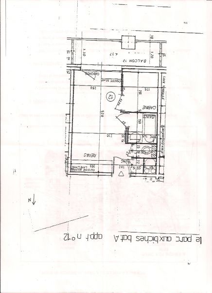 foto 16 Mietobjekt von Privatpersonen Samons studio Rhne-Alpes Haute-Savoie Grundriss des Objektes