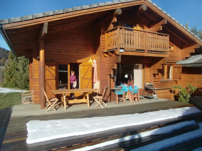 foto 13 Mietobjekt von Privatpersonen Megve chalet Rhne-Alpes Haute-Savoie Terrasse