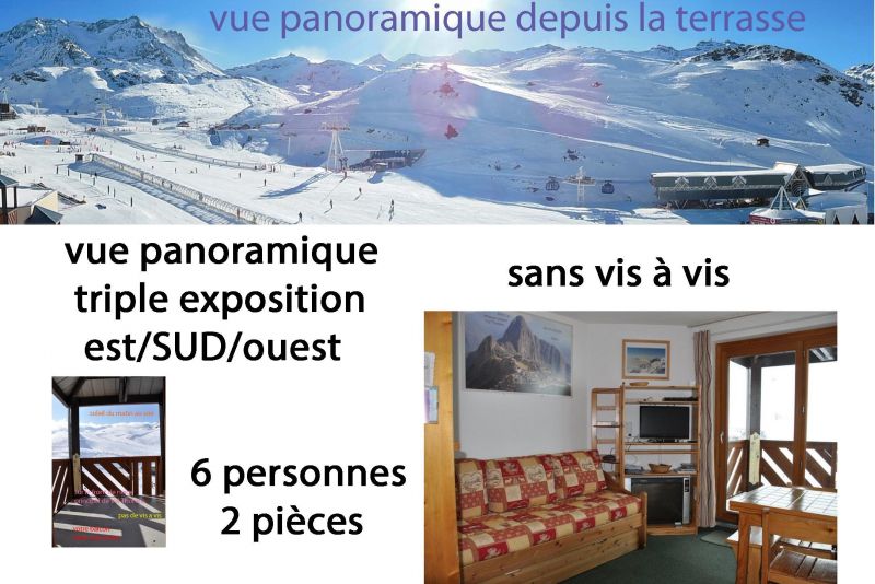 foto 0 Mietobjekt von Privatpersonen Val Thorens appartement Rhne-Alpes Savoyen Ausblick von der Terrasse