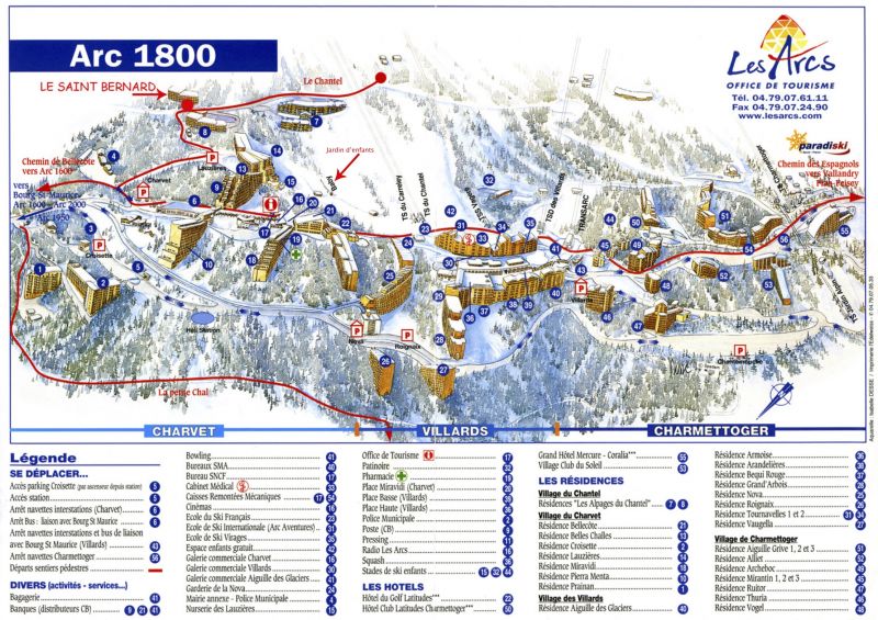 foto 21 Mietobjekt von Privatpersonen Les Arcs appartement Rhne-Alpes Savoyen Kartenansicht