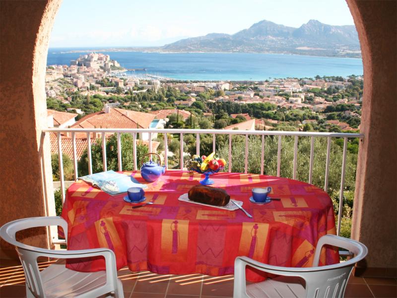 foto 0 Mietobjekt von Privatpersonen Calvi appartement Korsika Haute-Corse Ausblick von der Terrasse