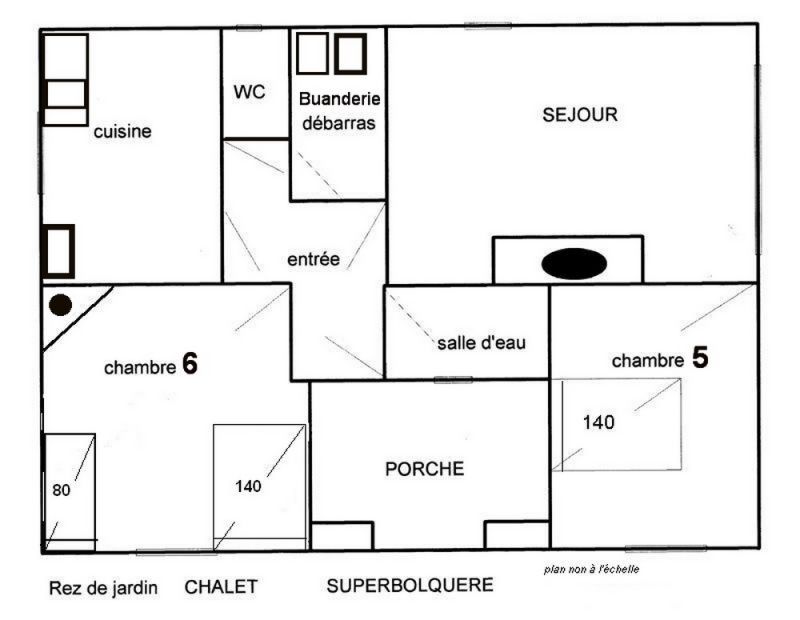 foto 26 Mietobjekt von Privatpersonen Font Romeu chalet Languedoc-Roussillon Pyrenen (Mittelmeer) Grundriss des Objektes