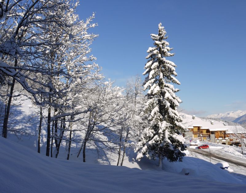 foto 14 Mietobjekt von Privatpersonen Valmorel appartement Rhne-Alpes Savoyen Ausblick von der Terrasse