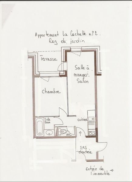 foto 21 Mietobjekt von Privatpersonen Valmorel appartement Rhne-Alpes Savoyen Grundriss des Objektes