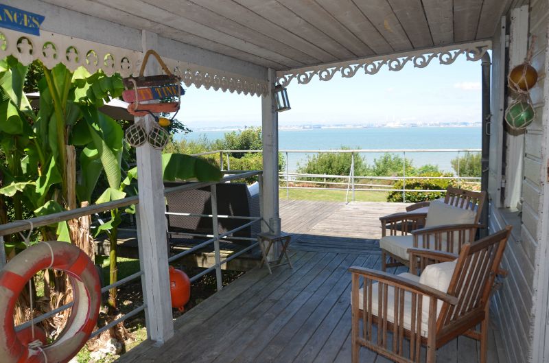 foto 16 Mietobjekt von Privatpersonen Honfleur maison Basse-Normandie Calva Ausblick von der Terrasse