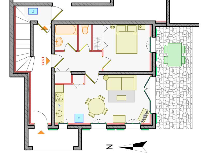 foto 2 Mietobjekt von Privatpersonen Montgenvre appartement Provence-Alpes-Cte d'Azur Hautes-Alpes Grundriss des Objektes