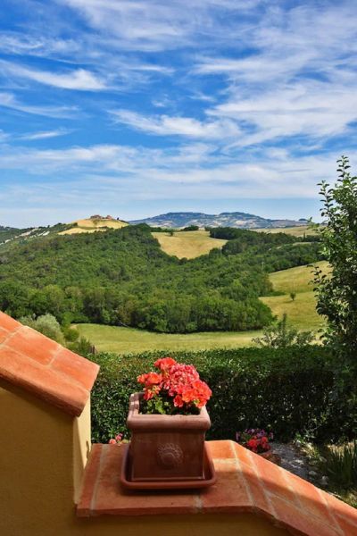 foto 2 Mietobjekt von Privatpersonen Volterra gite Toskana  Ausblick von der Terrasse