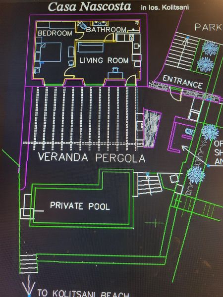 foto 26 Mietobjekt von Privatpersonen Ios maison Sdliche gis Kykladen Grundriss des Objektes