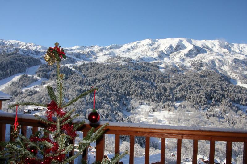 foto 17 Mietobjekt von Privatpersonen Mribel appartement Rhne-Alpes Savoyen Ausblick von der Terrasse