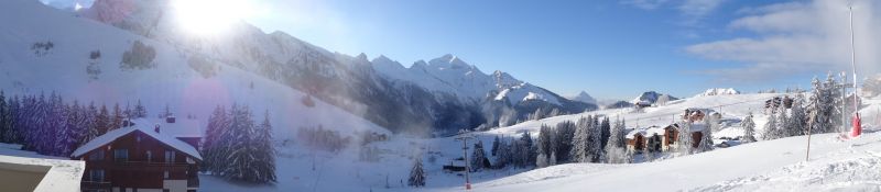 foto 9 Mietobjekt von Privatpersonen Manigod-Croix Fry/L'tale-Merdassier appartement Rhne-Alpes Haute-Savoie Ausblick vom Balkon