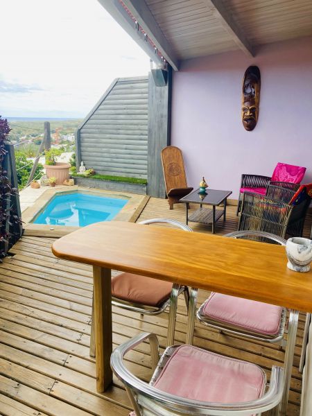 foto 4 Mietobjekt von Privatpersonen Saint Pierre (Runion) bungalow   Ausblick von der Terrasse