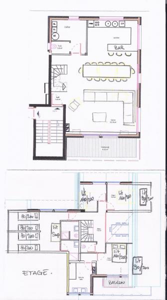 foto 16 Mietobjekt von Privatpersonen Valmorel appartement Rhne-Alpes Savoyen Grundriss des Objektes