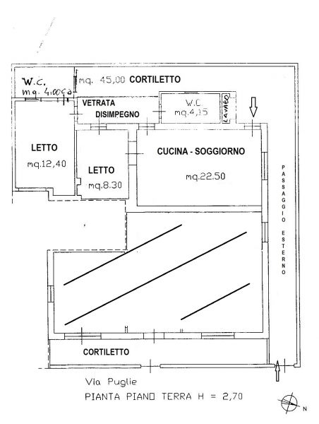 foto 16 Mietobjekt von Privatpersonen Roseto degli Abruzzi appartement Abruzzen Teramo (+Umland) Grundriss des Objektes