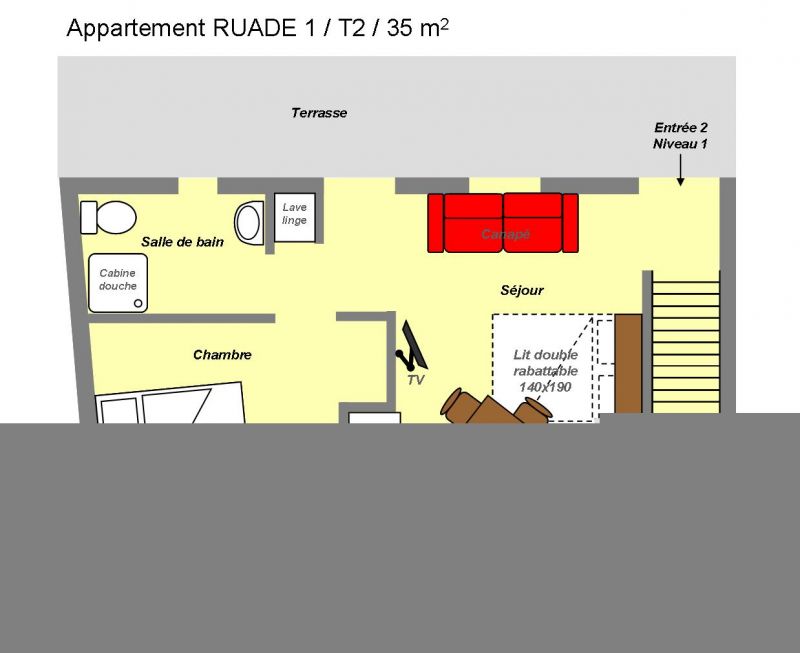 foto 22 Mietobjekt von Privatpersonen Valloire chalet Rhne-Alpes Savoyen Grundriss des Objektes