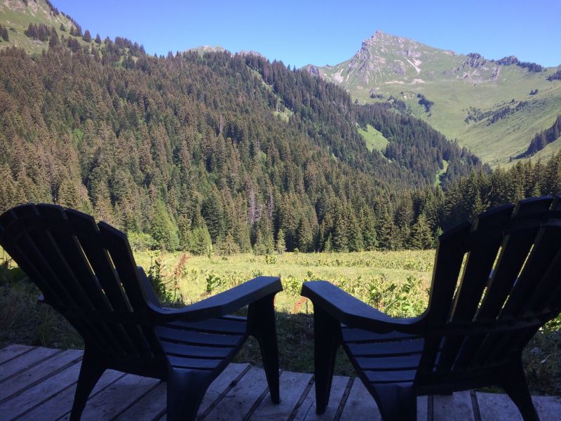 foto 23 Mietobjekt von Privatpersonen Praz de Lys Sommand chalet Rhne-Alpes Haute-Savoie Ausblick von der Terrasse