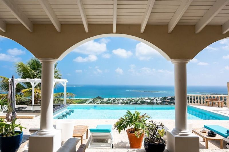 foto 0 Mietobjekt von Privatpersonen Orient Beach villa Saint Martin (Frankreich)  Ausblick von der Terrasse