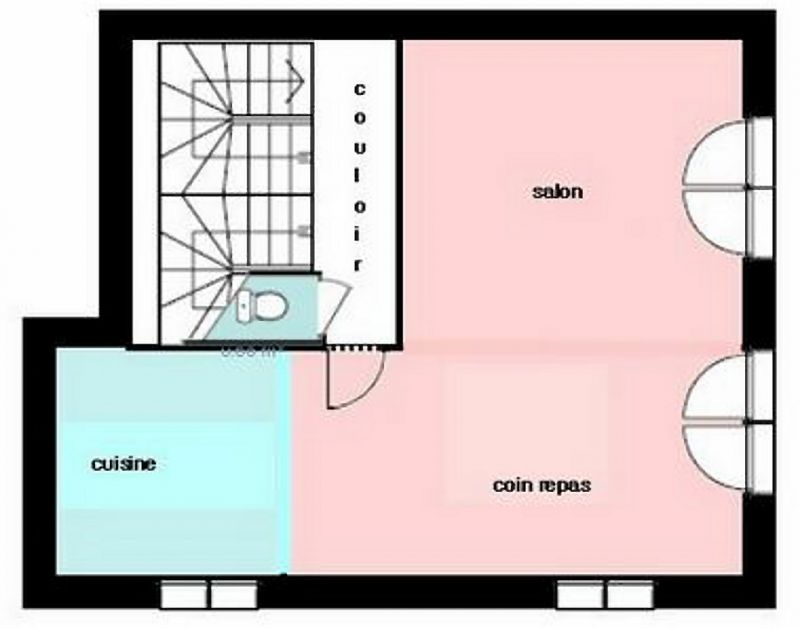 foto 15 Mietobjekt von Privatpersonen Mribel maison Rhne-Alpes Savoyen Grundriss des Objektes