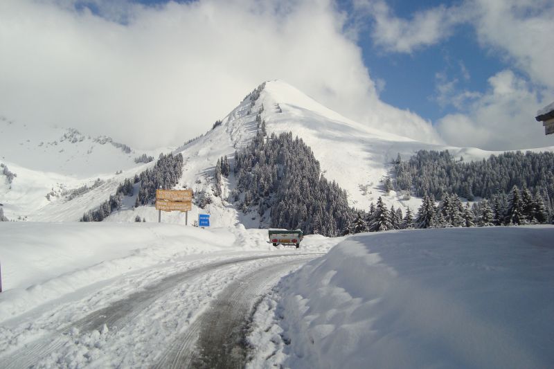 foto 10 Mietobjekt von Privatpersonen Praz de Lys Sommand chalet Rhne-Alpes Haute-Savoie Ausblick von der Terrasse