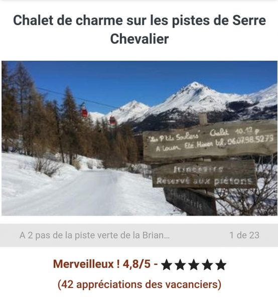 foto 5 Mietobjekt von Privatpersonen Serre Chevalier chalet Provence-Alpes-Cte d'Azur Hautes-Alpes