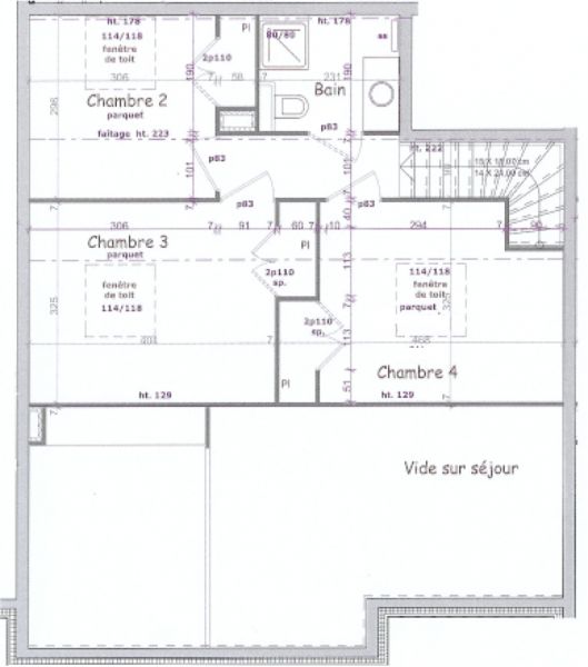 foto 14 Mietobjekt von Privatpersonen Les Arcs appartement Rhne-Alpes Savoyen Grundriss des Objektes