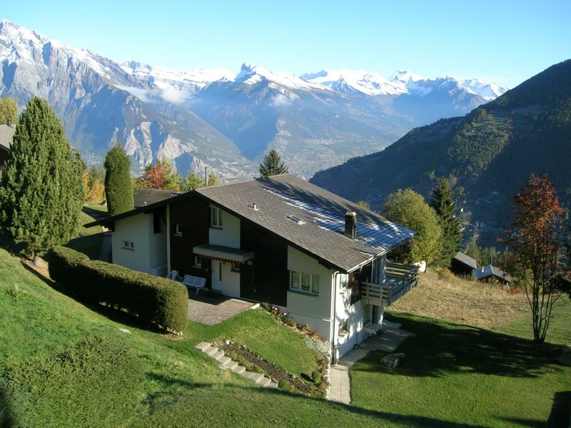 foto 15 Mietobjekt von Privatpersonen La Tzoumaz appartement Wallis  Ausblick aus der Ferienunterkunft