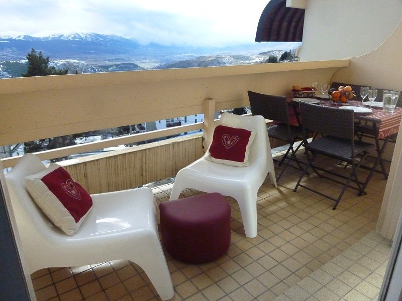 foto 7 Mietobjekt von Privatpersonen Font Romeu appartement Languedoc-Roussillon Pyrenen (Mittelmeer) Ausblick vom Balkon