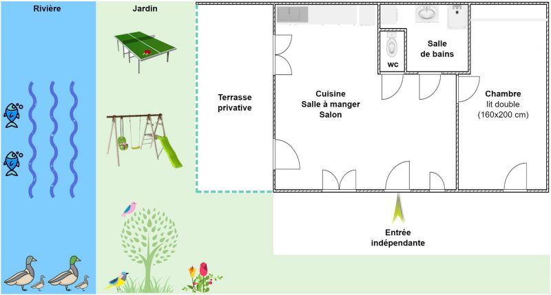 foto 18 Mietobjekt von Privatpersonen Foncine le Haut gite Franche-Comt Jura Grundriss des Objektes