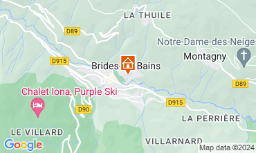 Karte Brides Les Bains Haus 126430