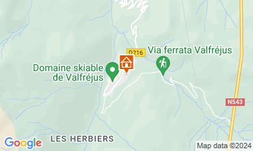 Karte Valfrjus Chalet 121336