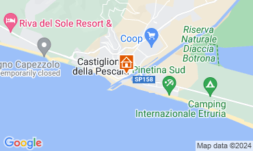 Karte Castiglione della Pescaia Appartement 59949