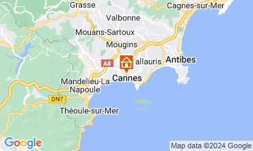 Karte Cannes Appartement 128748