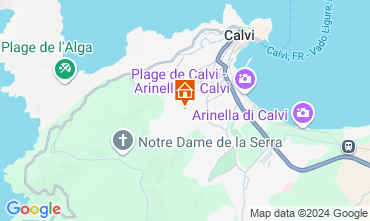 Karte Calvi Villa 129136