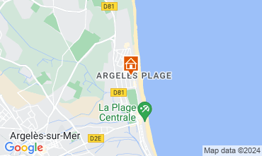 Karte Argeles sur Mer Appartement 18034