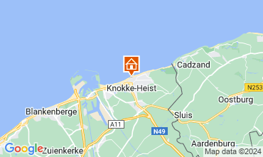 Karte Knokke-Zoute Studio 123342