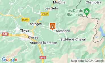 Karte Morillon Grand Massif Chalet 40631